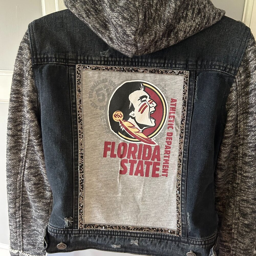 Florida State Up cycled vintage Jacket